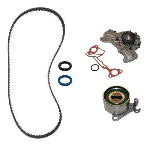 GMB Engine Timing Belt Kit with Water Pump P/N:3420-4139 Fits: Chrysler Daytona, Chrysler Dynasty, Chrysler Grand Voyager, Chrysler Lebaron, Chrysler New Yorker, Chrysler Tc Maserati, Chrysler Voyager, Dodge Caravan, Dodge Daytona, Dodge Dynasty - Image 1