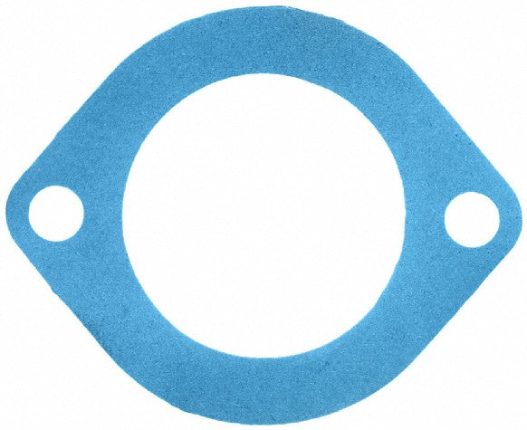 FEL-PRO Engine Coolant Outlet Gasket P/N:35041 Fits: Detomaso Pantera, Ford B-600, Ford B-700, Ford Bronco, Ford C600, Ford C700, Ford C800, Ford Country Sedan, Ford Country Squire, Ford Custom - Image 1