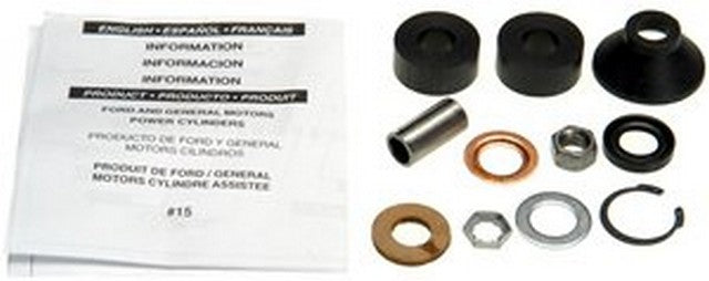 Gates Power Steering Power Cylinder Rebuild Kit P/N:350490 Fits: Chevrolet Bel Air, Chevrolet Biscayne, Chevrolet Brookwood, Chevrolet C10 Panel, Chevrolet C10 Pickup, Chevrolet C10 Suburban, Chevrolet C20 Panel, Chevrolet C20 Pickup - Image 1