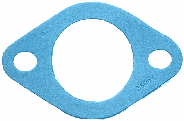 FEL-PRO Engine Coolant Outlet Gasket P/N:35064 Fits: Cadillac Calais, Cadillac Commercial Chassis, Cadillac Deville, Cadillac Eldorado, Cadillac Fleetwood, Cadillac Series 60 Fleetwood, Cadillac Series 62 - Image 1