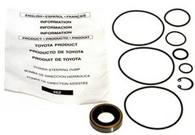 Gates Power Steering Pump Seal Kit P/N:350660 Fits: Chevrolet Nova 88-85, Geo Prizm 92-89, Lexus Es250 91-90, Toyota 4runner 91-89, Toyota Camry 91-84, Toyota Celica 93-86, Toyota Corolla 92-84, Toyota Pickup 91-88, Toyota Rav4 00-96, Toyota Tercel 90-87 - Image 1
