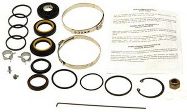 Gates Rack and Pinion Seal Kit P/N:351740 Fits: Ford Escort 90-84, Ford Exp 86-84, Ford Tempo 89-84, Ford Topaz 89-84, Mercury Lynx 87-84, Mercury Topaz 1992, Mercury Topaz 89-84 - Image 1