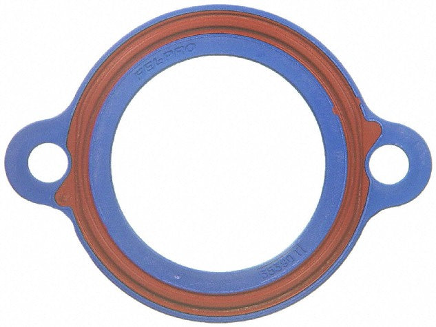 FEL-PRO Engine Coolant Outlet Gasket,Engine Coolant Thermostat Gasket P/N:35390 T Fits: Ford Aerostar, Ford E-150, Ford E-150 Club Wagon, Ford E-150 Econoline, Ford E-150 Econoline Club Wagon, Ford E-250, Ford E-250 Econoline, Ford F-100, Ford F-150 - Image 1