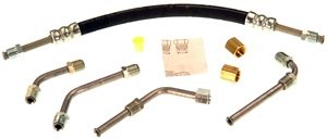 Gates Power Steering Cylinder Line Hose Assembly,Power Steering Return Hose P/N:354710 Fits: Chevrolet C50, Chevrolet C60, Chevrolet C70, Dodge A100, Dodge A100 Truck, Dodge A108 Van, Dodge D300 Pickup, Fargo A100 Van, Fargo A108 Van, Ford C7000 - Image 1