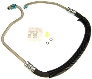Gates Power Steering Pressure Line Hose Assembly P/N:358080 Fits: Buick Electra, Buick Estate Wagon, Buick Lesabre, Chevrolet Caprice, Chevrolet Impala, Oldsmobile 98, Oldsmobile Custom Cruiser, Oldsmobile Delta 88, Pontiac Bonneville, Pontiac Catalina - Image 1
