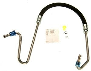 Gates Power Steering Pressure Line Hose Assembly P/N:358400 Fits: Buick Century, Buick Regal, Cadillac Deville, Cadillac Fleetwood, Chevrolet El Camino, Chevrolet Malibu, Chevrolet Monte Carlo, GMC Caballero, Pontiac Grand Lemans, Pontiac Lemans - Image 1