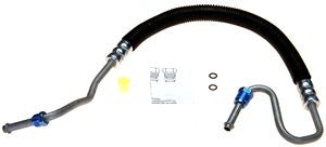 Gates Power Steering Pressure Line Hose Assembly P/N:359070 Fits: Cadillac Escalade, Cadillac Escalade Ext, Chevrolet Avalanche 1500, Chevrolet Suburban 1500, Chevrolet Suburban 2500, Chevrolet Tahoe, GMC Yukon, GMC Yukon Xl 1500, GMC Yukon Xl 2500 - Image 1