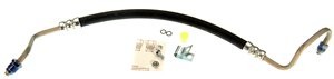 Gates Power Steering Pressure Line Hose Assembly P/N:359970 Fits: Dodge D100 89-84, Dodge D150 90-82, Dodge D250 93-82, Dodge D350 93-82, Dodge Ramcharger 90-82, Dodge W100 89-86, Dodge W150 90-82, Dodge W250 90-82, Dodge W350 90-82 - Image 1