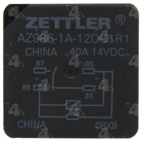 Four Seasons A/C Compressor Control Relay,HVAC Blower Motor Relay,Temperature Control Relay P/N:36010 Fits: Buick Allure, Buick Century, Buick Commercial Chassis, Buick Lacrosse, Buick Lesabre, Buick Lucerne, Buick Park Avenue, Buick Regal - Image 2