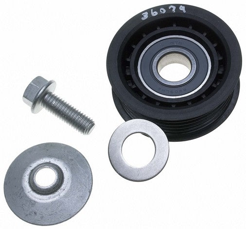 Gates Accessory Drive Belt Idler Pulley P/N:36079 Fits: Saab 9-3 03-99, Saab 9-5 09-00 - Image 1