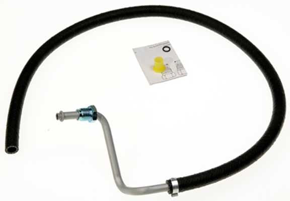 Gates Power Steering Return Line Hose Assembly P/N:363540 Fits: Dodge D100, Dodge D100 Panel, Dodge D150, Dodge D200, Dodge D250, Dodge D300, Dodge D350, Dodge D400, Dodge D450 - Image 1