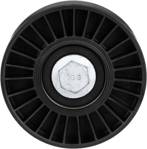 Gates Accessory Drive Belt Idler Pulley P/N:36780 Fits: Jaguar E-pace, Jaguar F-pace, Jaguar F-type, Jaguar Xe, Jaguar Xf, Land Rover Defender 110, Land Rover Defender 90, Land Rover Discovery, Land Rover Discovery Sport - Image 1