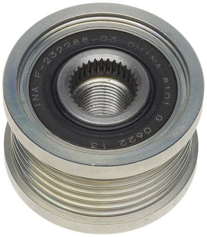 Gates Alternator Decoupler Pulley P/N:37113P Fits: Nissan Altima 06-02, Nissan Frontier 13-05, Nissan Rogue 13-08, Nissan Sentra 05-02, Nissan X-trail 06-05, Suzuki Equator 12-09 - Image 1