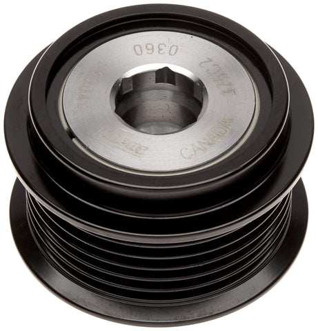 Gates Alternator Decoupler Pulley P/N:37206P Fits: Cadillac Srx 16-10, Chevrolet Equinox 17-13, GMC Terrain 17-13, Saab 9-5 11-10 - Image 1