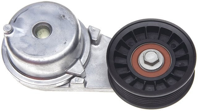 Gates Accessory Drive Belt Tensioner Assembly P/N:38104 Fits: Buick Rendezvous, Buick Terraza, Chevrolet Equinox, Chevrolet Malibu, Chevrolet Uplander, Chevrolet Venture, Oldsmobile Alero, Oldsmobile Cutlass, Oldsmobile Silhouette, Pontiac Aztek - Image 1
