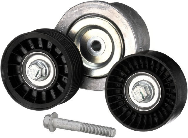 Gates Accessory Drive Belt Tensioner Assembly P/N:39120 Fits: Chrysler Aspen, Dodge Dakota, Dodge Durango, Dodge Nitro, Dodge Ram 1500, Dodge Ram 2500, Jeep Commander, Jeep Grand Cherokee, Jeep Liberty, Mitsubishi Raider, Ram 1500, Ram Dakota - Image 1