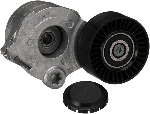 Gates Accessory Drive Belt Tensioner Assembly P/N:39333 Fits: Audi A6 Quattro 16-14, Audi A7 Quattro 16-14, Audi A8 Quattro 16-14, Audi Q5 16-14, Audi Q7 16-13, Volkswagen Touareg 16-13 - Image 1
