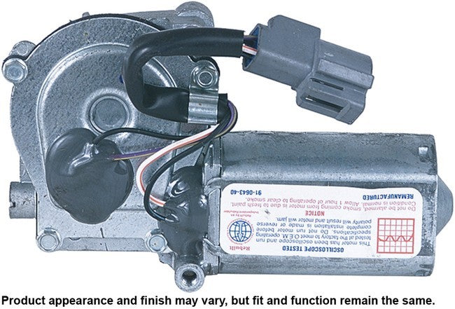CARDONE Reman Windshield Wiper Motor P/N:40-2028 Fits: Ford Explorer 1997, Mercury Mountaineer 1997 - Image 1