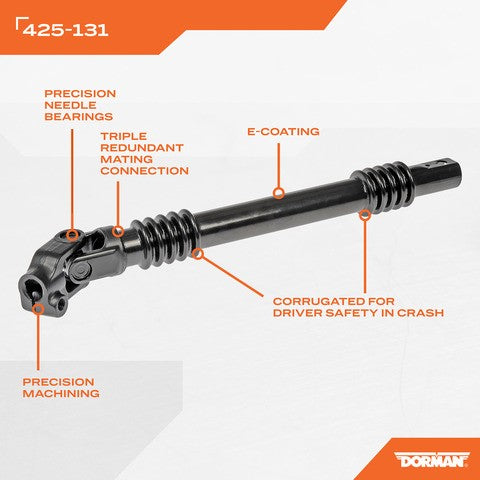 Dorman - OE Solutions Árbol de Dirección P/N:425-131 Fits: Chevrolet Silverado 1500 Hd, Chevrolet Silverado 2500, Chevrolet Silverado 2500 Hd, Chevrolet Silverado 2500 Hd Classic, Chevrolet Silverado 3500, Chevrolet Silverado 3500 Classic, GMC Sierra 1500 - Image 5