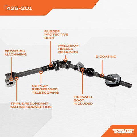 Dorman - OE Solutions Árbol de Dirección P/N:425-201 Fits: Dodge Dakota 99-97, Dodge Durango 99-98 - Image 5