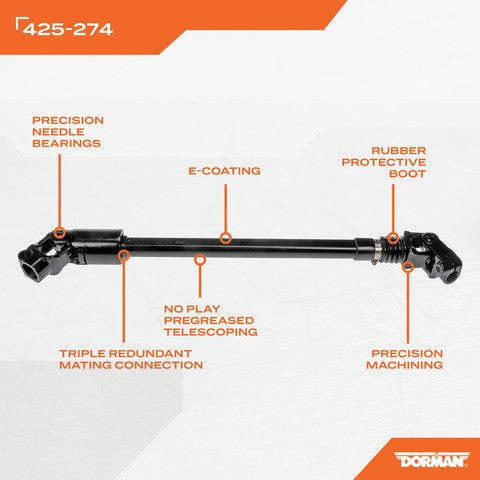 Dorman - OE Solutions Árbol de Dirección P/N:425-274 Fits: Jeep Wrangler 95-87 - Image 4
