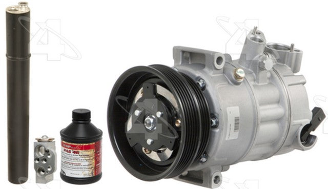 Four Seasons A/C Compressor Kit P/N:4299NK Fits: Volkswagen Beetle 14-12, Volkswagen Bora 10-06, Volkswagen Golf 14-10, Volkswagen Golf Sportwagen 11-10, Volkswagen Golf Sportwagen 2013, Volkswagen Jetta 15-06, Volkswagen Rabbit 09-06 - Image 1