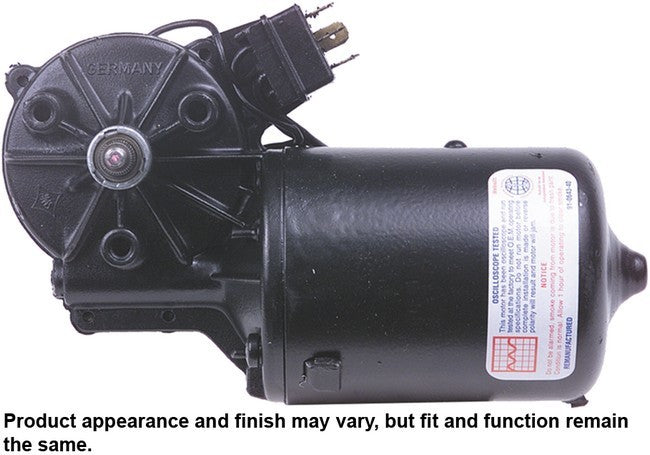 CARDONE Reman Windshield Wiper Motor P/N:43-1863 Fits: Porsche 924 82-77, Porsche 924 88-87, Porsche 944 85-83 - Image 2