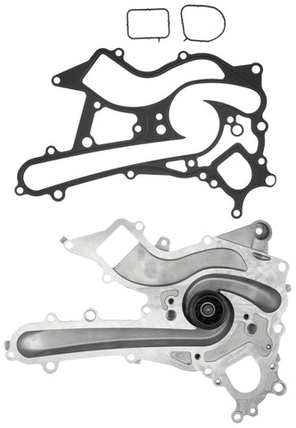 Gates Engine Water Pump P/N:43158 Fits: Mercedes-benz C350 2012, Mercedes-benz E300 14-13, Mercedes-benz E300 2016, Mercedes-benz E350 2012, Mercedes-benz Ml350 2012, Mercedes-benz R350 2012, Mercedes-benz Slk350 2012 - Image 2