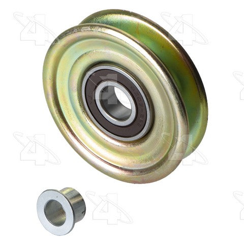 Four Seasons Accessory Drive Belt Idler Pulley P/N:45957 Fits: Cadillac Cimarron, Chevrolet Celebrity, Chevrolet G10, Chevrolet G20, Chevrolet G30, GMC G1500, GMC G2500, GMC G3500, GMC Savana 3500, Hyundai Excel - Image 1