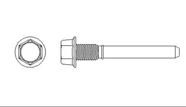 Better Brake Parts Disc Brake Caliper Pin P/N:4623 Fits: Acura Legend, Chevrolet Spectrum, Dodge Colt, Eagle Summit, Geo Spectrum, Geo Storm, Honda Civic, Honda Prelude, Isuzu I-mark, Isuzu Impulse - Image 1
