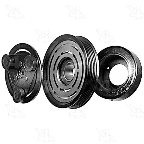 Four Seasons A/C Compressor Clutch P/N:47564 Fits: Chrysler Voyager 2000, Dodge Caravan 00-96, Dodge Grand Caravan 97-96, Jeep Grand Cherokee 04-93, Plymouth Grand Voyager 97-96, Plymouth Voyager 00-96 - Image 1