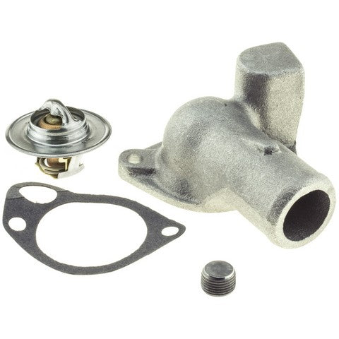 Motorad Engine Coolant Thermostat Housing Assembly P/N:4886KTFS Fits: Ford E-100 Econoline, Ford E-100 Econoline Club Wagon, Ford E-200 Econoline, Ford E-250 Econoline, Ford E-250 Econoline Club Wagon, Ford E-300 Econoline, Ford E-350 Econoline - Image 1