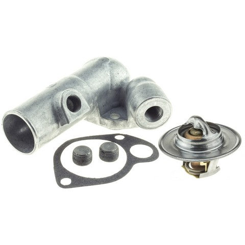 Motorad Engine Coolant Thermostat Housing Assembly P/N:4913KTFS Fits: Ford Bronco, Ford E-100 Econoline, Ford E-100 Econoline Club Wagon, Ford E-150 Econoline, Ford E-150 Econoline Club Wagon, Ford E-250 Econoline, Ford E-250 Econoline Club Wagon - Image 1