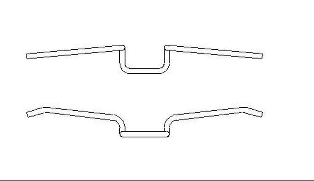 Better Brake Parts Disc Brake Anti-Rattle Clip,Disc Brake Caliper Support Spring P/N:4916 Fits: Dodge Colt 1984, Honda Civic 79-76, Hyundai Excel 87-86, Plymouth Champ 82-79, Toyota Corolla 80-75 - Image 1