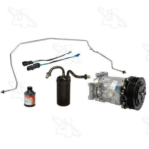Four Seasons A/C Compressor Kit P/N:4954NK Fits: Dodge Ram 1500 01-98, Dodge Ram 2500 01-98, Dodge Ram 3500 01-98, Dodge Ram 4000 01-98, Dodge Ramcharger 01-99 - Image 1