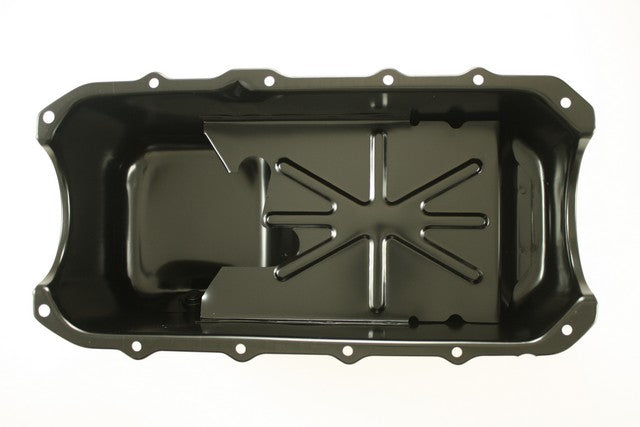 Pioneer Automotive Industries Engine Oil Pan P/N:501097 Fits: Chevrolet Camaro 92-87, Chevrolet S10 93-87, Chevrolet S10 Blazer 89-87, GMC S15 90-87, GMC S15 Jimmy 89-87, GMC Sonoma 93-91, Pontiac Firebird 92-87 - Image 1