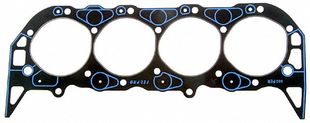 FEL-PRO Engine Cylinder Head Gasket P/N:502 SD Fits: Chevrolet B60, Chevrolet Bel Air, Chevrolet Biscayne, Chevrolet Blazer, Chevrolet Brookwood, Chevrolet C10, Chevrolet C10 Pickup, Chevrolet C10 Suburban, Chevrolet C20, Chevrolet C20 Pickup - Image 1