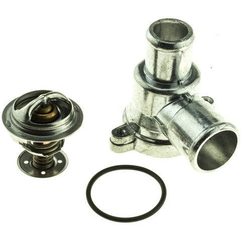 Motorad Engine Coolant Thermostat Housing Assembly P/N:5173KT Fits: Ford Contour, Ford Mustang, Ford Mystique, Ford Sable, Ford Taurus, Lincoln Ls, Mazda Mpv, Mercury Cougar, Mercury Marauder, Mercury Mystique, Mercury Sable - Image 1