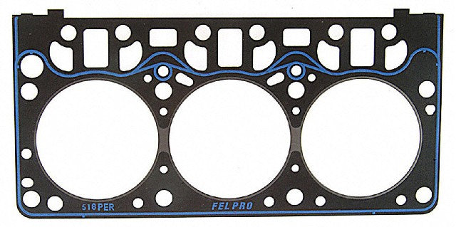 FEL-PRO Engine Cylinder Head Gasket P/N:518 SD Fits: Dodge B150, Dodge B1500, Dodge B250, Dodge B2500, Dodge D150, Dodge D250, Dodge Dakota, Dodge Durango, Dodge Ram 1500, Dodge Ram 1500 Van, Dodge W150 - Image 1