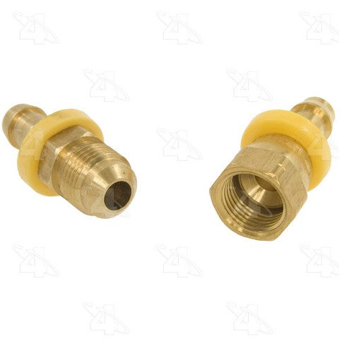 Four Seasons Automatic Transmission Oil Cooler Line Connector P/N:53010 Fits: Dodge Dakota, Dodge Durango, Dodge Ram 1500, Dodge Ram 2500, Dodge Ram 3500, Dodge Ram 4000, Dodge Ramcharger, Jeep Cherokee, Jeep Comanche, Jeep Grand Cherokee - Image 1