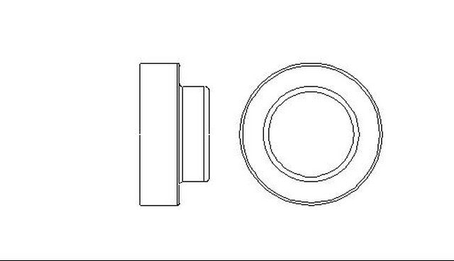 Better Brake Parts Disc Brake Caliper Pin Boot P/N:5371 Fits: Chevrolet Chevette 87-83, Pontiac T1000 87-83 - Image 1