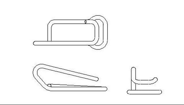 Better Brake Parts Disc Brake Pad Spring P/N:5418 Fits: Chrysler TOWN &amp; COUNTRY 1990, Dodge Caravan 88-84, Dodge Grand Caravan 90-87, Dodge Mini Ram 88-84, Plymouth Grand Voyager 90-87, Plymouth Voyager 90-84 - Image 1