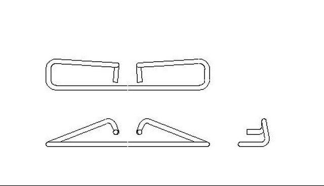 Better Brake Parts Disc Brake Pad Spring P/N:5420 Fits: Ford Mustang 86-84, Lincoln Continental 87-82, Lincoln Mark Vii 90-84 - Image 1