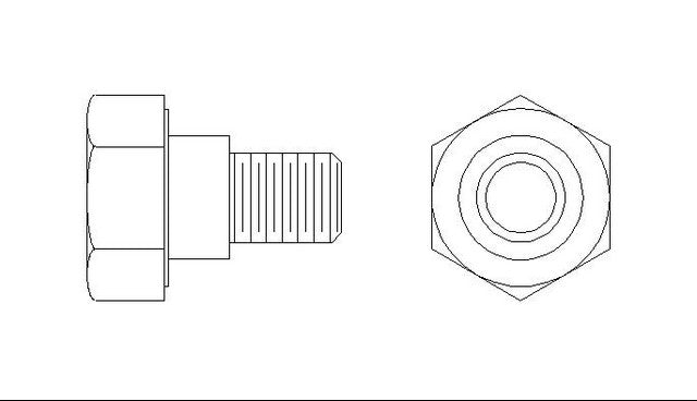 Better Brake Parts Disc Brake Caliper Bolt P/N:5461 Fits: Ford F-650 03-00, Ford F-750 03-00, Isuzu Fsr 99-87, Isuzu Ftr 99-97, Isuzu Fvr 99-98 - Image 1