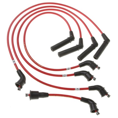 Standard Ignition Spark Plug Wire Set P/N:55215 Fits: Dodge 2000 Gtx, Dodge Colt, Dodge Ram 50, Eagle 2000 Gtx, Eagle Talon, Hyundai Excel, Hyundai Scoupe, Hyundai Sonata, Mitsubishi Eclipse, Mitsubishi Expo - Image 1
