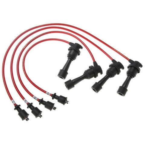 Standard Ignition Spark Plug Wire Set P/N:55221 Fits: Dodge 2000 Gtx, Dodge Colt, Eagle 2000 Gtx, Eagle Summit, Eagle Talon, Hyundai Elantra, Hyundai Sonata, Mitsubishi Eclipse, Mitsubishi Galant, Mitsubishi Mirage, Plymouth Colt, Plymouth Laser - Image 1