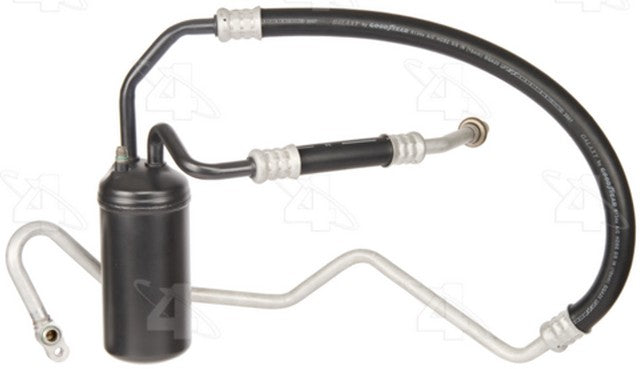 Four Seasons A/C Accumulator with Hose Assembly,A/C Refrigerant Suction Hose P/N:55558 Fits: Jeep Grand Cherokee 98-93, Jeep Grand Wagoneer 1993 - Image 1