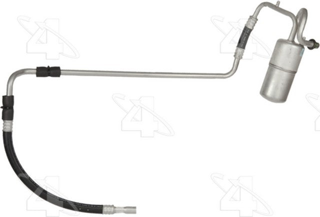 Four Seasons A/C Accumulator with Hose Assembly,A/C Refrigerant Suction Hose P/N:55603 Fits: Ford Taurus 90-88, Lincoln Continental 90-88, Mercury Sable 90-88 - Image 1