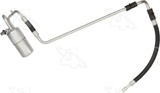Four Seasons A/C Accumulator with Hose Assembly,A/C Refrigerant Suction Hose P/N:55603 Fits: Ford Taurus 90-88, Lincoln Continental 90-88, Mercury Sable 90-88 - Image 3