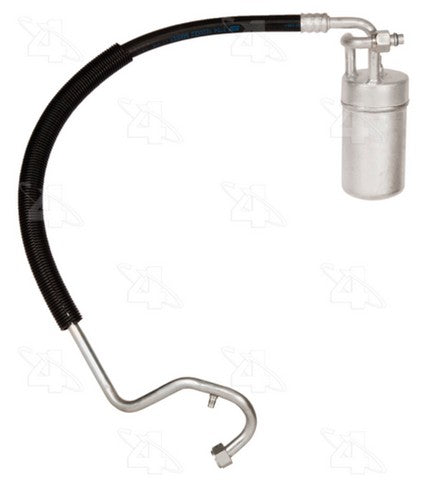Four Seasons A/C Accumulator with Hose Assembly,A/C Refrigerant Suction Hose P/N:55609 Fits: Ford Thunderbird 85-82, Lincoln Continental 85-83, Lincoln Mark Vii 85-84, Mazda Mx-6 1989, Mercury Cougar 85-82 - Image 1